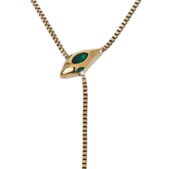 Taylor Swift NEW Reputation All I Think About Is Karma Snake Necklace - Picture 2 of 6